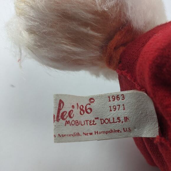 ANNALEE Christmas Mobilitee Mr. & Mrs. Clause Dolls Vintage 1963/1971 8" - Picture 5 of 10